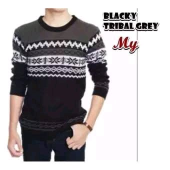 SWEATER RAJUT BLACKKY TRIBAL