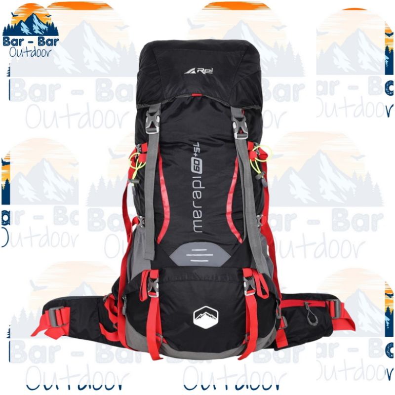 Tas Outdoor Tas Gunung Carrier Arei Rei Merapi 60+5L