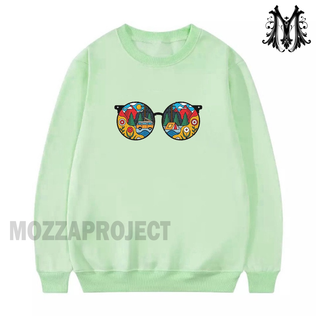 SWEATER CREWNECK UNISEX MODS GLASSES