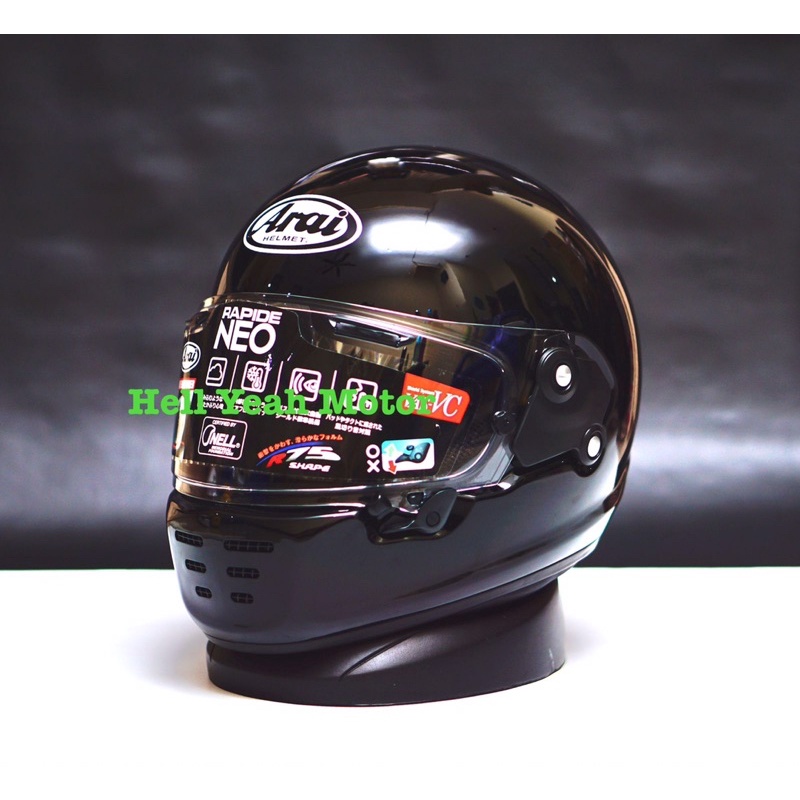 Clone Arai Neo Rapide Black Glossy 1:1 Premium Not Pista Rx7x X14