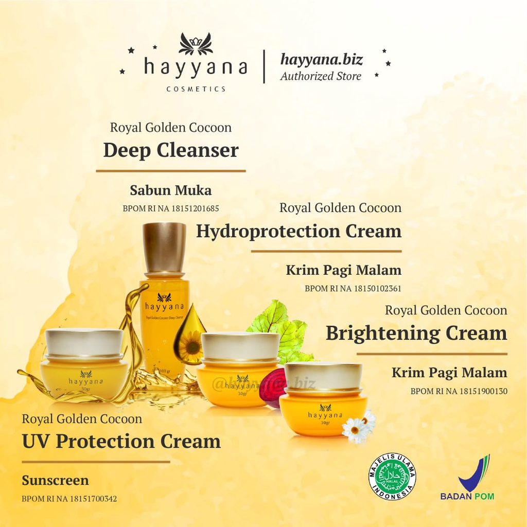 Hayyana Skincare Paket Hydrating Glowing