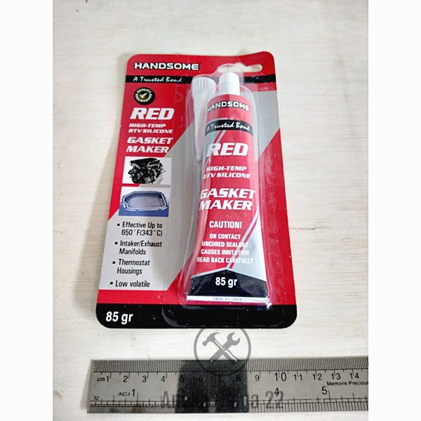 

Aneka - LEM RED SILICONE 85 GRAM RED SEALANT TUBE LEM GASKET RED TAHAN PANAS AN22