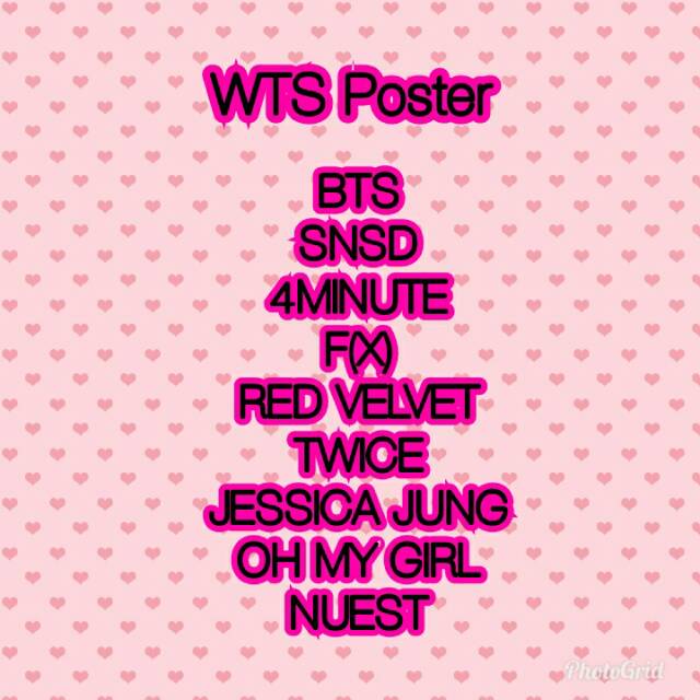 Album poster kpop bts snsd red velvet twice