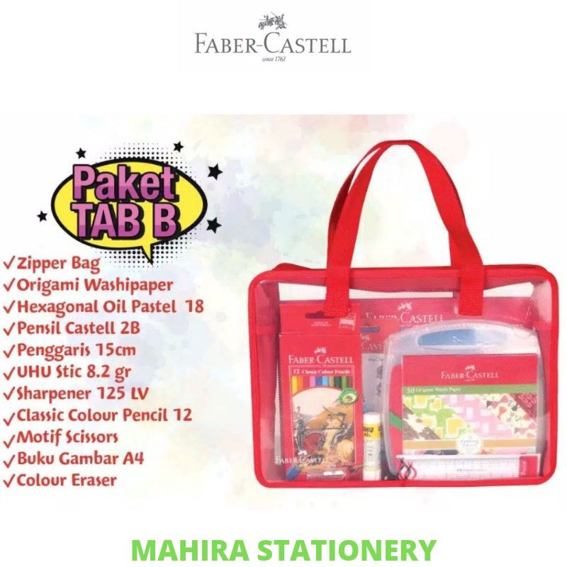 Jual Faber Castell - Paket TAB Type B / Paket Back To School / Paket ...