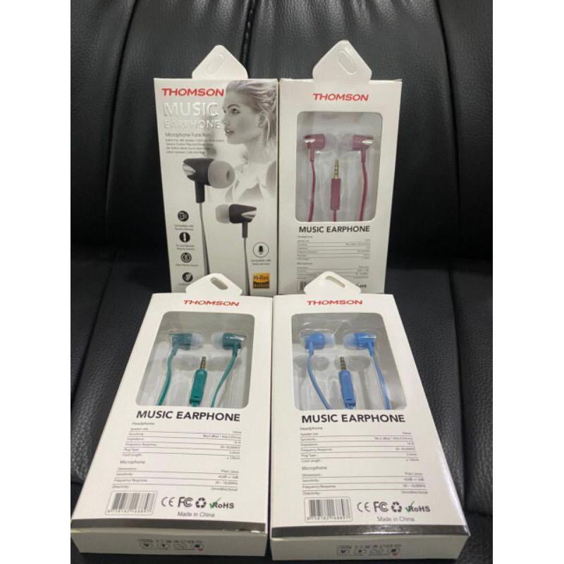 Headset/ Handsfree/ HF/ Earphone Thomson Metal Mic Super Bass