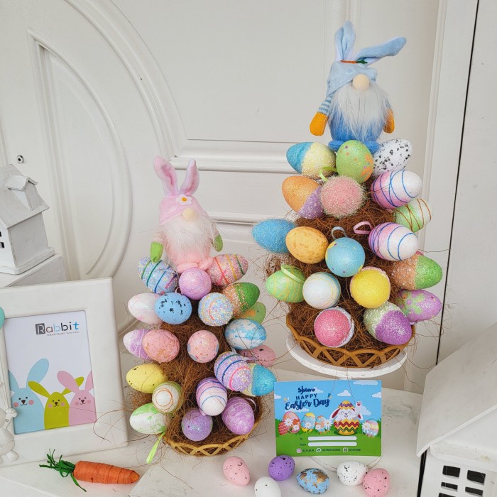 

Paket dekorasi box hampers easter bunny eggs kelinci telur paskah 37
