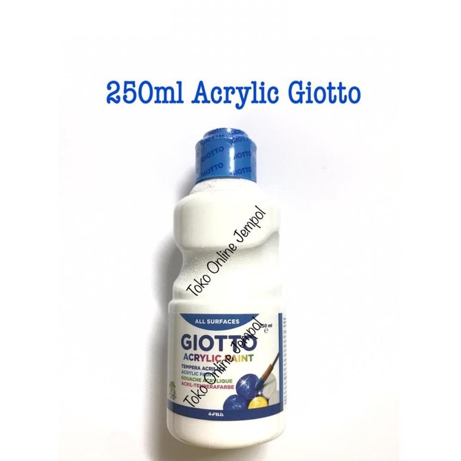 

SALE Cat Acrylic Paint GIOTTO 250ml satuan Akrilik cet ATK0821GT/CAT AKRILIK SET/CAT AKRILIK SET 24 WARNA/CAT AKRILIK PASTEL/CAT AIR/CAT AIR LUKIS SET/CAT AIR GIOTTO/KUAS LUKIS 1 SET/KUAS LUKIS KECIL/KUAS LUKIS LENGKAP/KANVAS LUKIS/KANVAS LUKIS