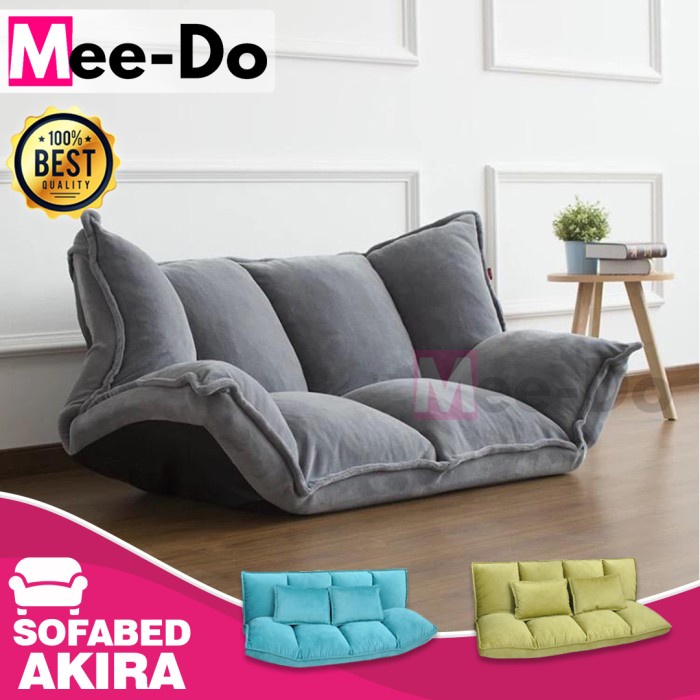 Mee-Do Sofa Bed Lipat Kursi Lipat Kursi Lesehan Kursi Santai Sofabed