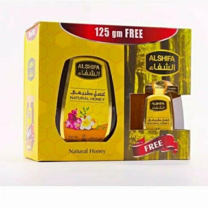 

TERMURAH 100% ASLI MADU AL SHIFA / ALSHIFA MADU ARAB 500 GR FREE 125GR