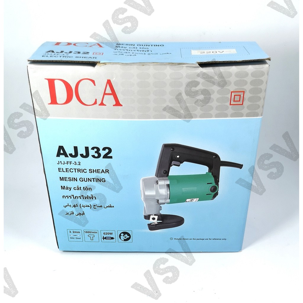 DCA Electric Shear AJJ32 Gunting Plat besi dan Stainless steel