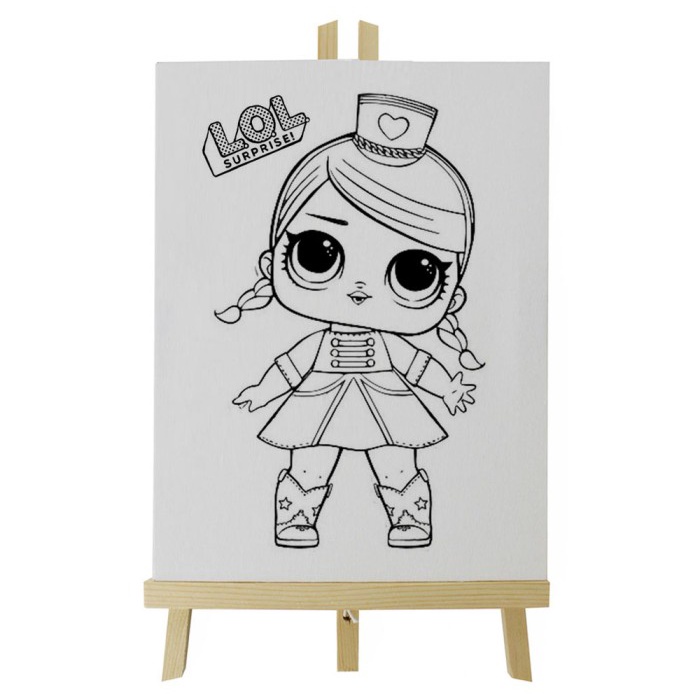 

Kanvas Lukis Anak LOL Surprise 30x40 cm Bonus 1 Set Alat Lukis MEL1048