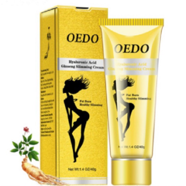 Krim Pelangsing Oedo Slimming Pembakar Lemak dengan Hyaluronic Acid & Ginseng 40g