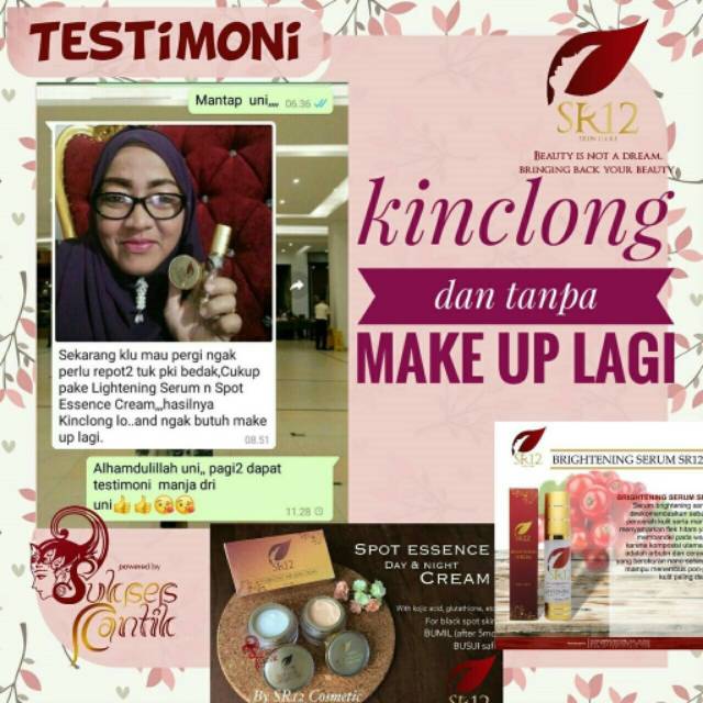 Lightening Serum SR12 - Serum Kulit Berminyak dan Kusam - Serum Flek Hitam dan Bekas Jerawat Ampuh