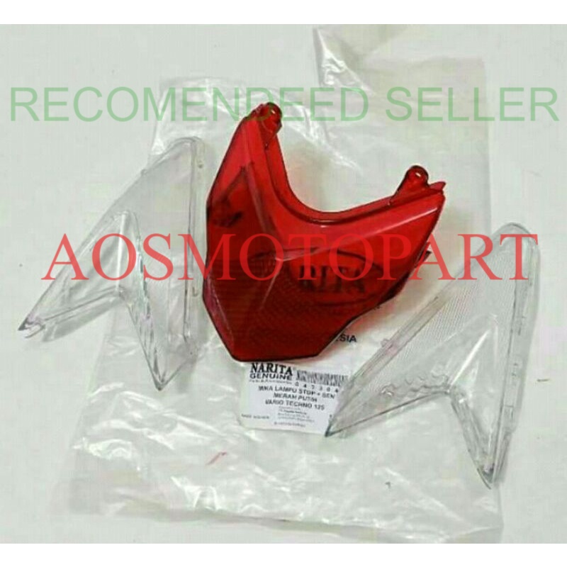 Mika Kaca Lampu Stop Belakang Vario Techno 125 2012 - 2014