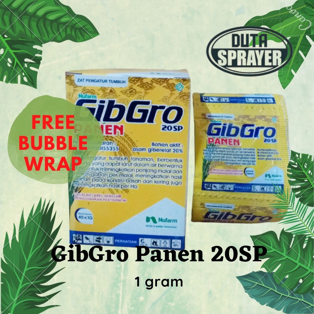 GibGro Panen 20 SP 1 G ZPT Padi 1 gram 1g 1gr Meningkatkan Hasil Panen