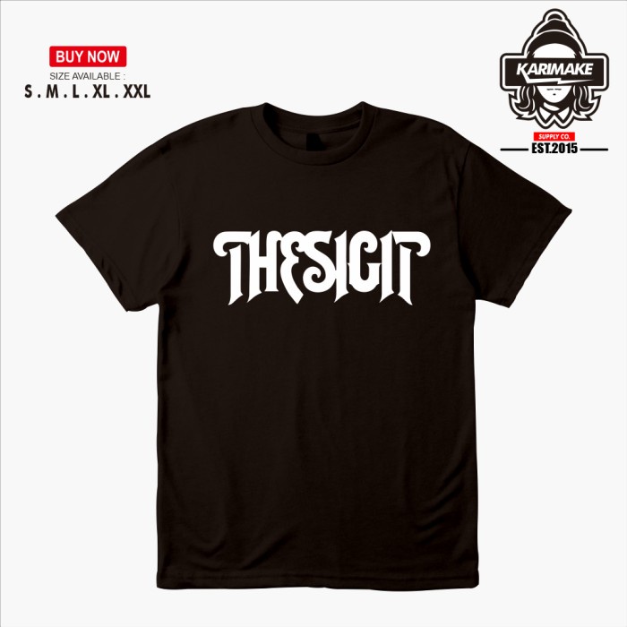 Kaos Baju Band The Sigit Logo Kaos Musik
