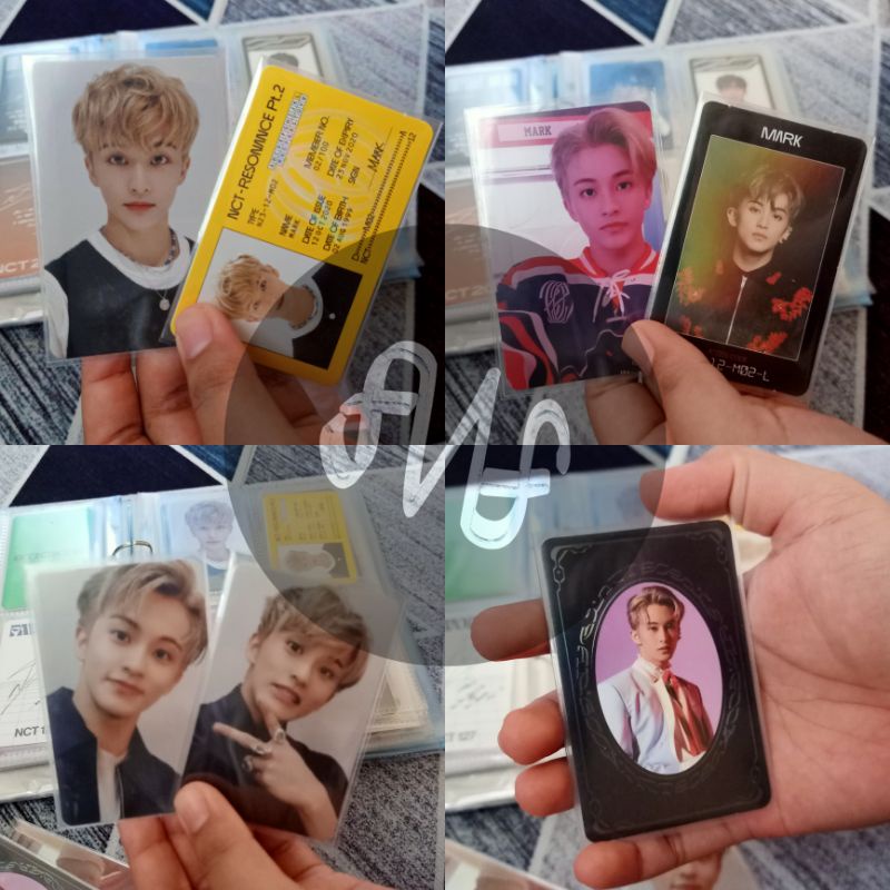 mark nct 2020 resonance past future departure arrival pc photocard id ac access card yearbook yb off