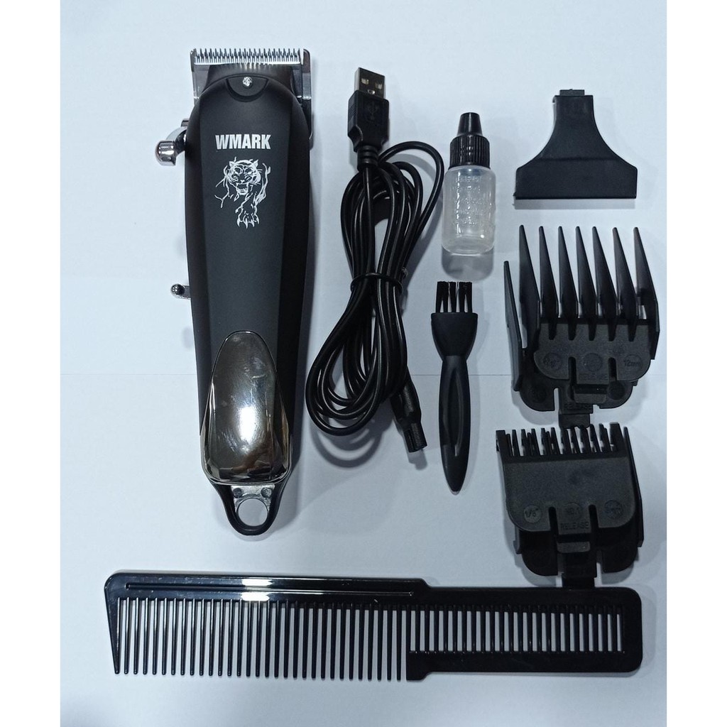 Hair Clipper Wmark Ng-103 Original Mesin Cukur Rambut Cordless cas