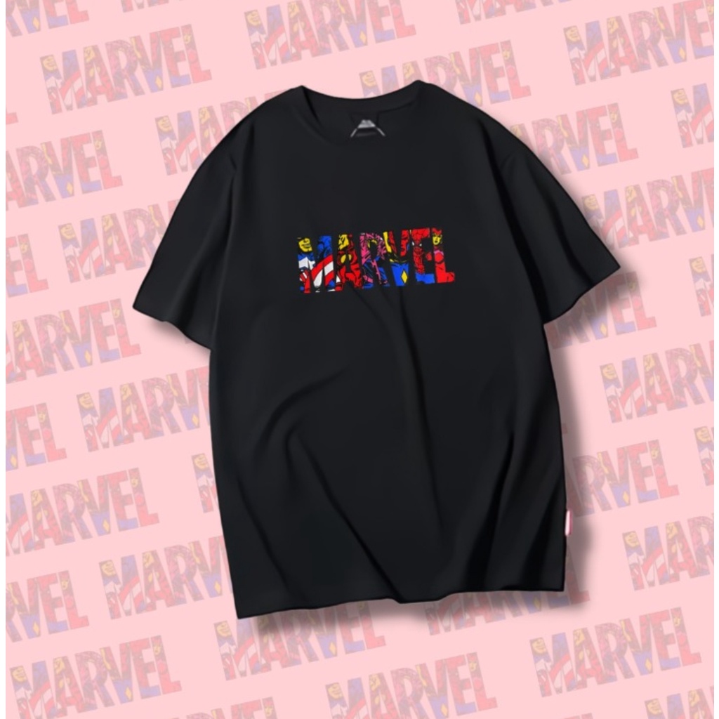 1 Set Outfit Marvel Kaos Hoodie Boxer Motif Marvel Premium Pria Wanita Unisex