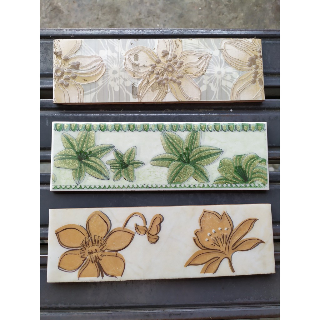 LIS KERAMIK DINDING / PLAN KAMAR MANDI 8x25 GRADE A TYPE 10