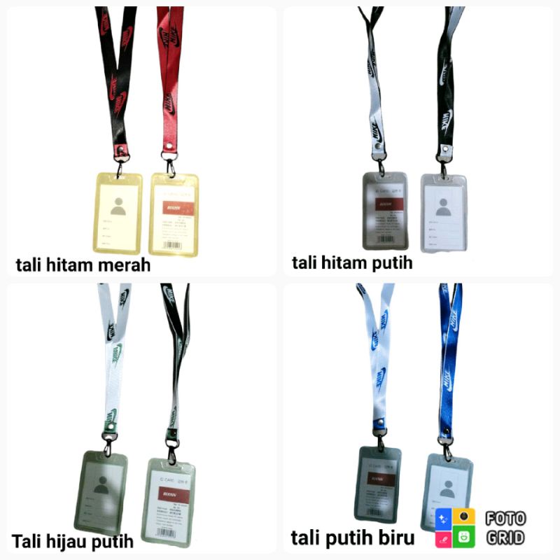 

LANYARD NAME TAG TEMPAT ID CARD + TALI KALUNG NIKE