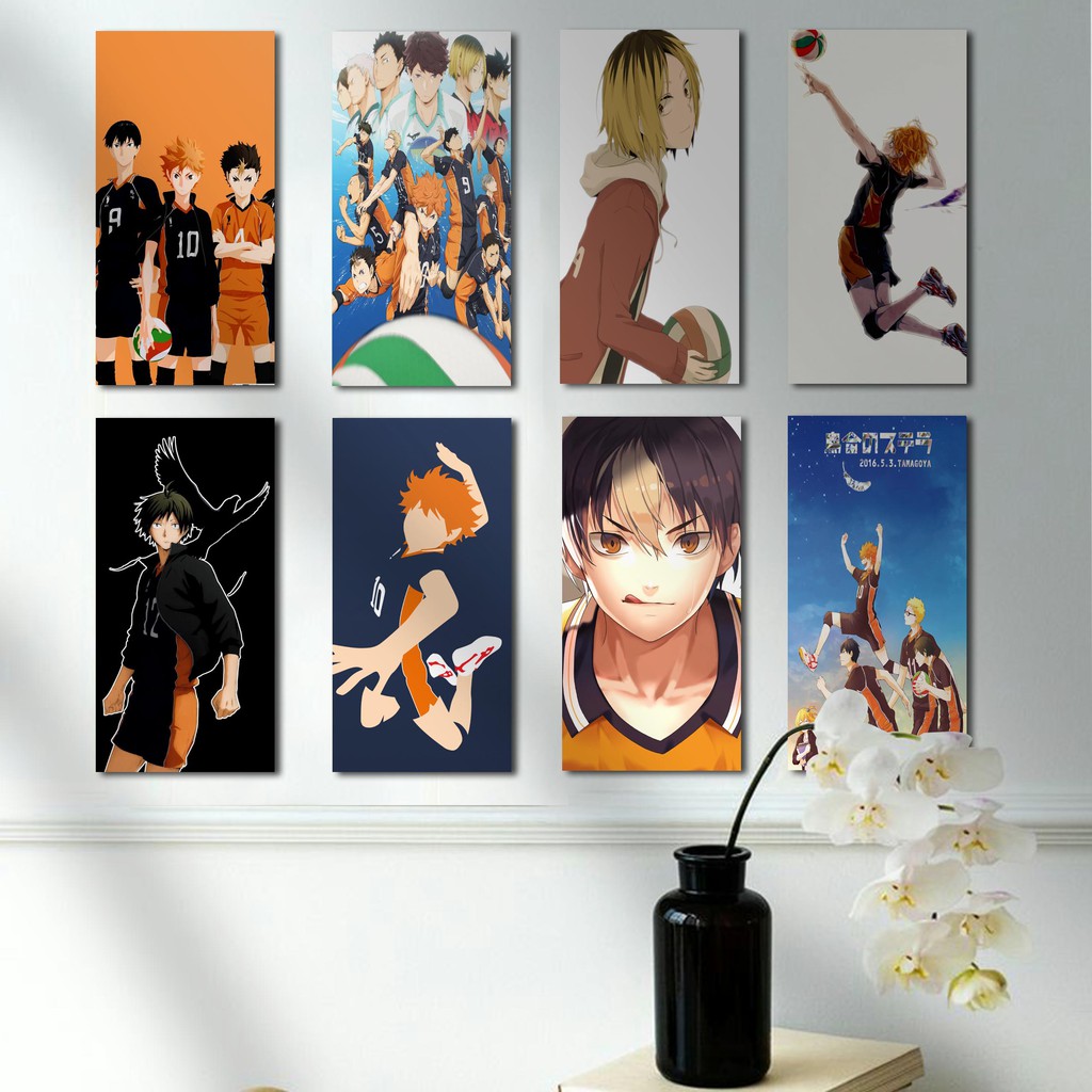 HIASAN DINDING ANIME HAIKYU/Hiasan dinding rumah/Dekorasi rumah/pajang Rumah/Hiasan Kamar/