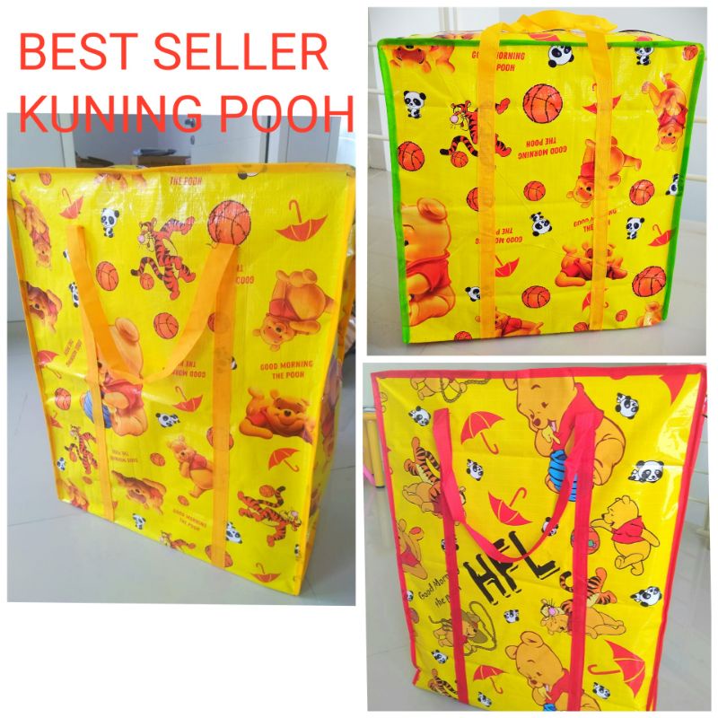 TAS BELANJA / TAS LAUNDRY / TAS KARUNG / TAS SERBAGUNA TERPAL/ NILON / SENAR TEBAL RESLETING BESAR GAMBAR POLOS