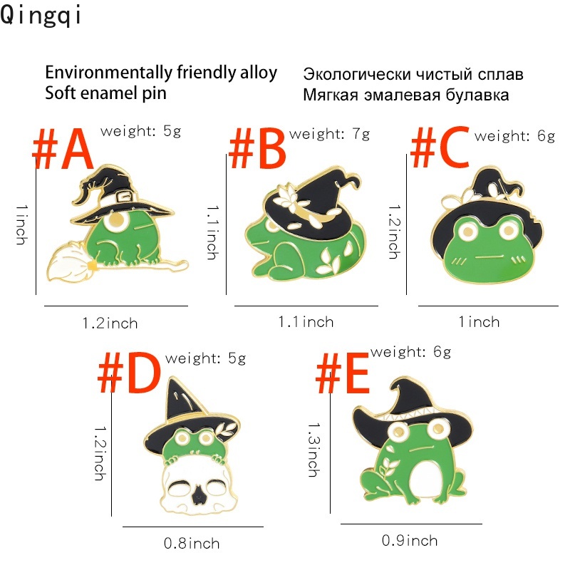 Bros Pin Enamel Bentuk Kartun Kodok Untuk Aksesoris Pakaian