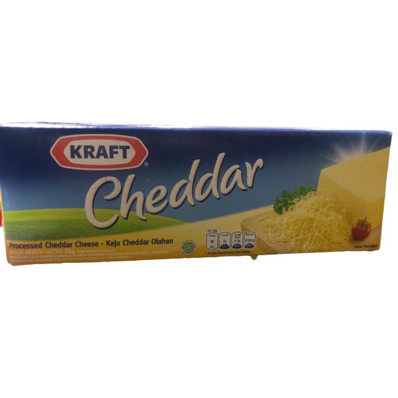 

Keju Kraft Cheddar Kemasan 2kg