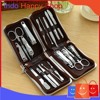 Image of ⭐️𝐈𝐇𝐒 𝟐𝟓𝟏⭐️Gunting Kuku Set 9in1 Nail Scissors Set Stainless Steel Alat Perawatan Kuku