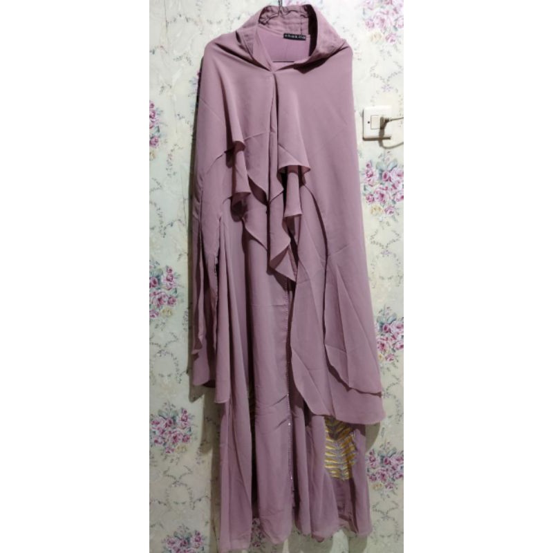 FAMIS FULL CERUTY set khimar WARNA TARO