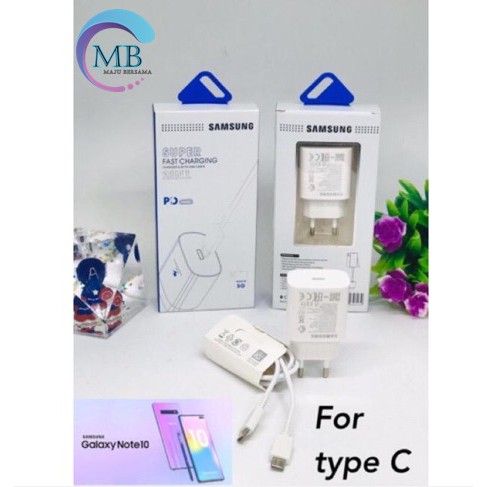 BM083 CHARGER Cashan TYPE C SAMSUNG NOTE10 NOTE10 PLUS S20 S20+ NOTE20 NOTE20+ SUPER FASTCHARGING MB1908