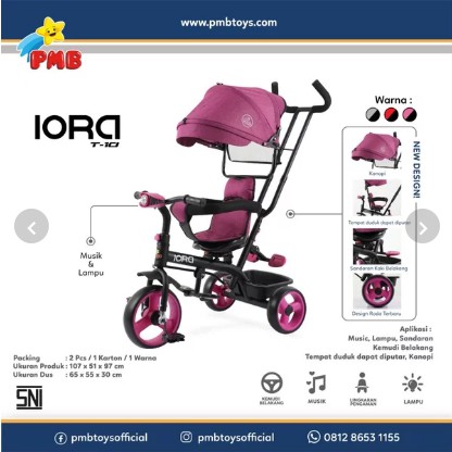 Sepeda Anak Roda Tiga IORA T10 Tricycle IORA T10