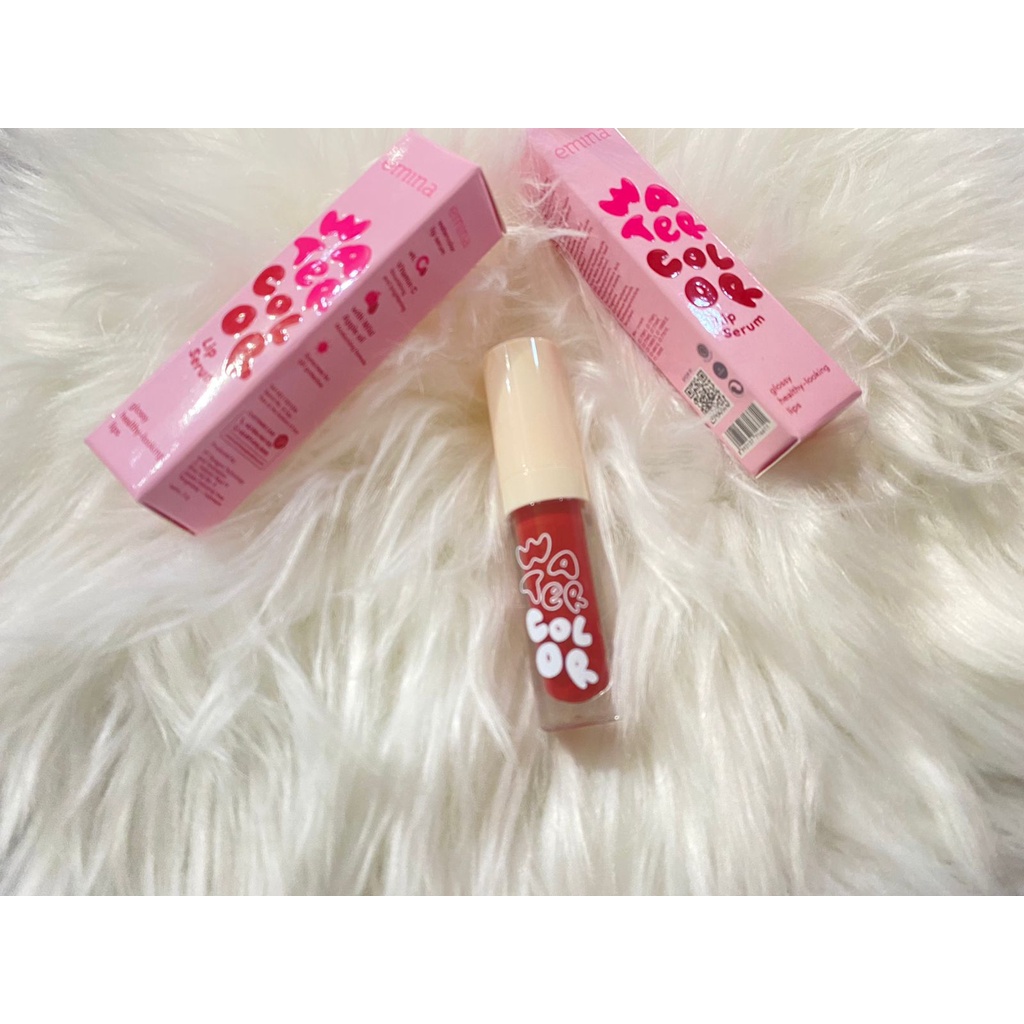 ✿ELYSABETHME✿ Emina Lip Serum Water Color pewarna bibir lips tint cream mattee