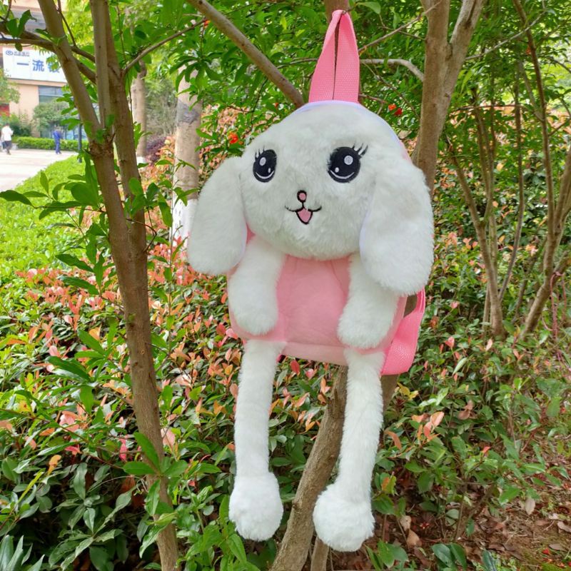 TAS KELINCI TELINGA BERGERAK TAS BUNNY HAT KIDS BACKPACK RANSEL*-