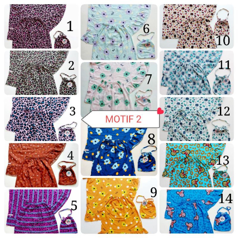 MUKENA ANAK BOBO KIDS SHABBY PREMIUM / MUKENA ANAK KARAKTER/ MUKENA ANAK KATUN RAYON BOBOKIDS