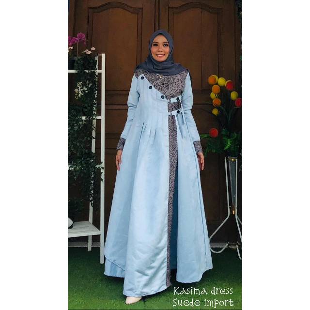 FASHION MUSLIM PAKAIAN WANITA KASIMA DRESS ORI OHC GAMIS TERBARU TERMURAH TERLARIS