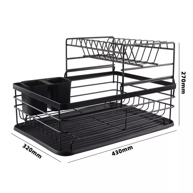 SHENAR , RAK PIRING DISH DRAINER WASTAFEL SUSUN TEMMPAT PENYIMPAN RAK PIRING TOKYO AMORI KOTAK PENYIMPAN MANGKOK PIRING SENDOK PISAU GARPU SERBAGUNA MULTIFUNGSI (BISA COD)