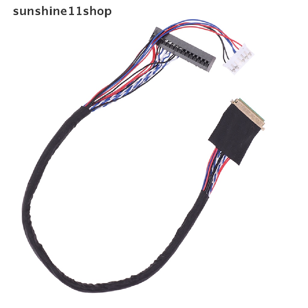 (SHO) 1pc Kabel LVDS 40 Pin 1 Channel 6 Bit LED LCD Untuk Display