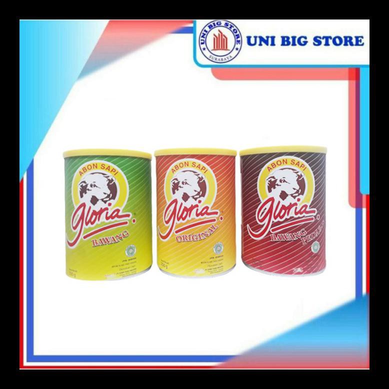 

STOK BARU! GLORIA ABON SAPI 250 GR KALENG ORIGINAL / BAWANG / PEDAS - BAWANG PEDAS PALING MURAH