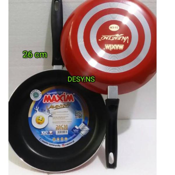 Teflon MAXIM valentino 12-26cm/Frypan MAXIM valentino 12-26 cm/Teflon valentino/Teflon penggorengan