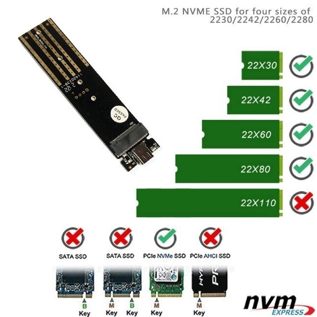 Case ssd m2 nvme nyk aluminum usb 3.1 type-c 10Gbps enclosure