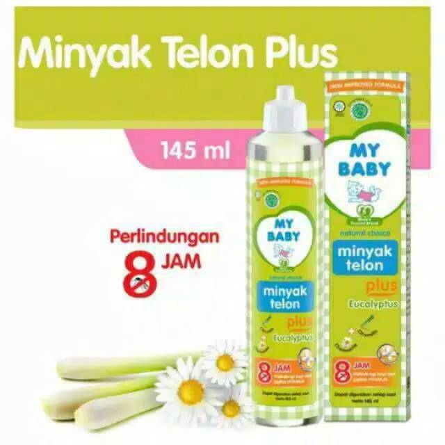 Minyak Telon plus 90ml &amp; 150ml 8 Jam menghindari nyamuk/minyak telon my baby