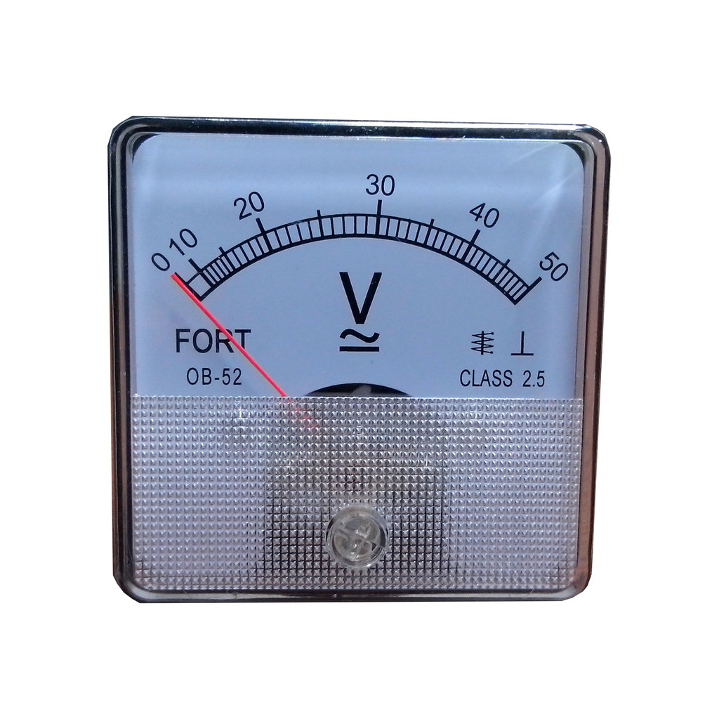 Volt meter/panel meter analog jarum ac/dc OB-45V