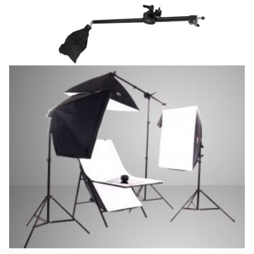 TaffSTUDIO Video Boom Arm Stand Bracket Telescopic Lampu Foto Studio 111132