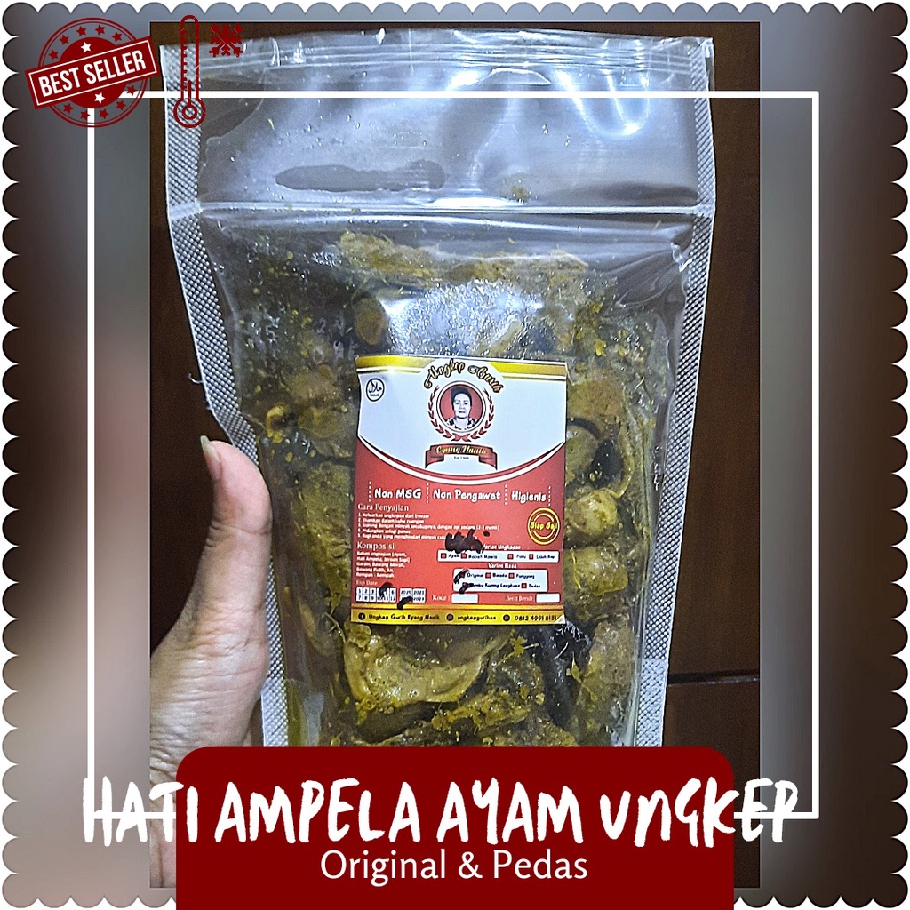 

HATI AMPELA Ayam Ungkep KHAS MALANG- SIAP GORENG/HANGATKAN