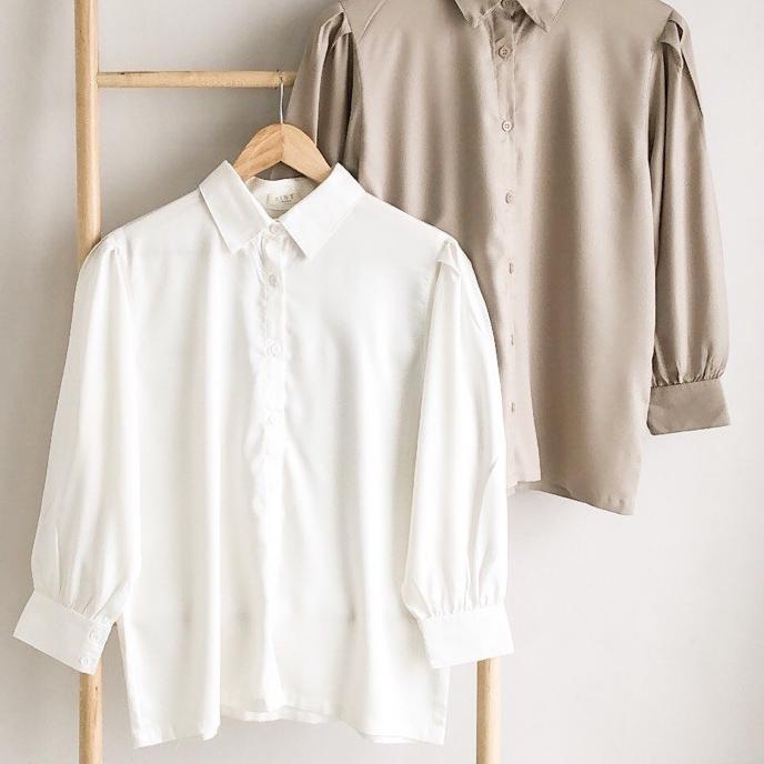 ❉ SHASHI PUFFY SHIRT | KEMEJA PUFFY ☑