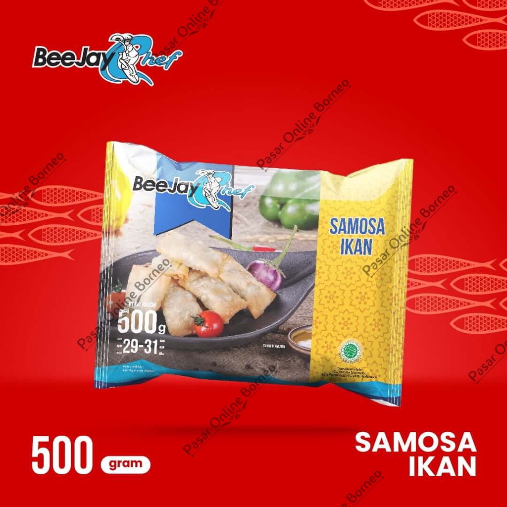 BeeJay Chef Samosa Ikan 500 Gram Frozen Food