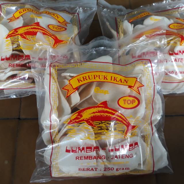 

Krupuk ikan TOP lumba lumba 250 gr