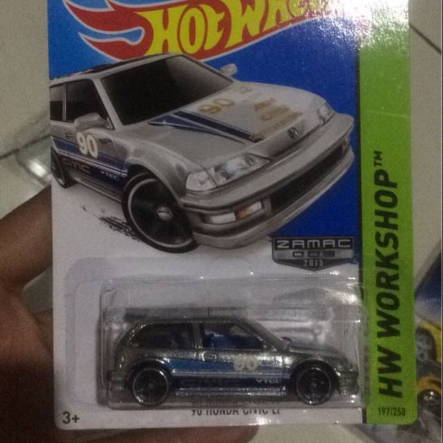 Hotwheels honda civic ef zamac